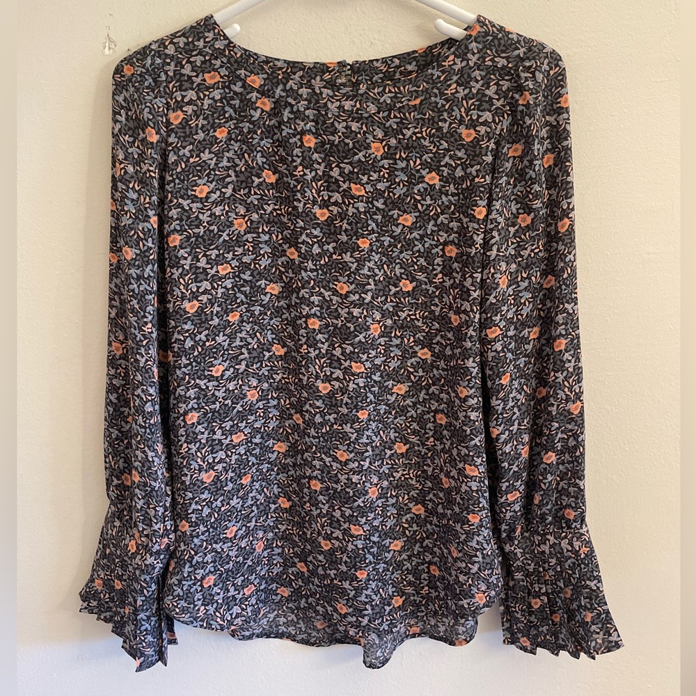 LOFT Frill-Sleeve Blouse